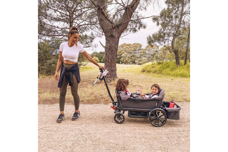 Veer Cruiser Wagon Todder/Baby/Kids Stroller Push Cart/Pram 130x107cm Black
