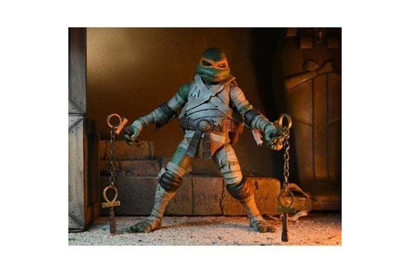 Universal Monsters x TMNT: Ultimate Michelangelo as The Mummy - 7" Figure