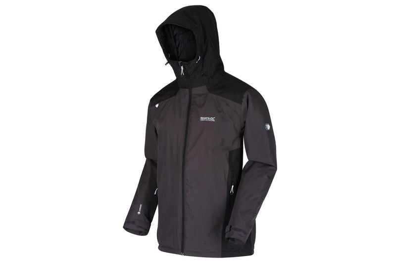 Regatta Mens Thornridge II Insulated Jacket (Ash/Black) (XXL)