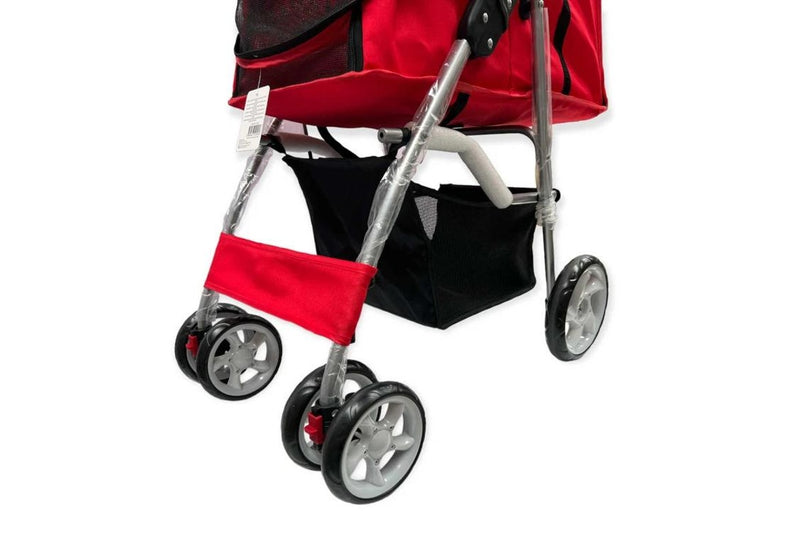 Pawise: Pet Pram - Red