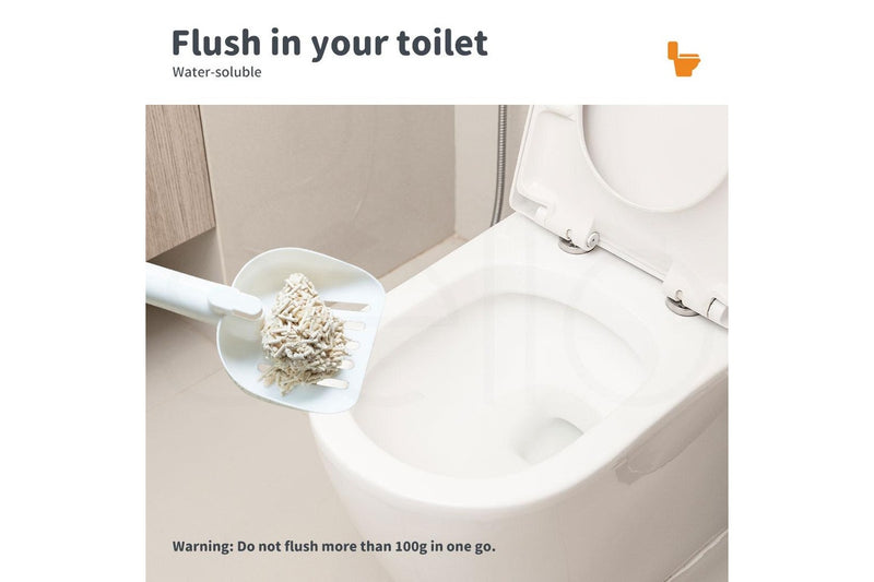 Pawz 2.5kg Tofu Cat Litter Clumping Flushable Fast Super Absorben Natural x6