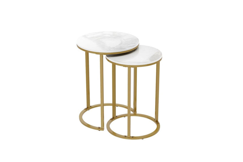 Deva Gold Nested Side Table Set