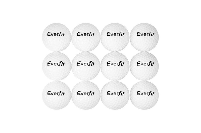 Everfit 12Pcs Golf Ball Set Reusable Distance Golf Balls Practice Training