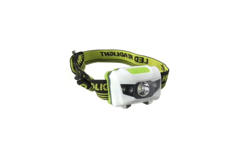 Led Headlamp 3 Leds White Red Light 3W Lightweight Green Head Torches