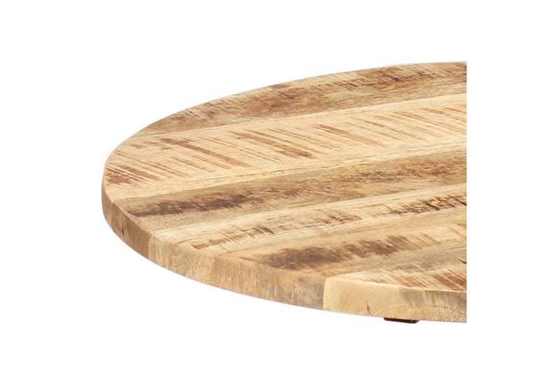 Side Table 60x(46-63) cm Solid Mango Wood and Cast Iron vidaXL