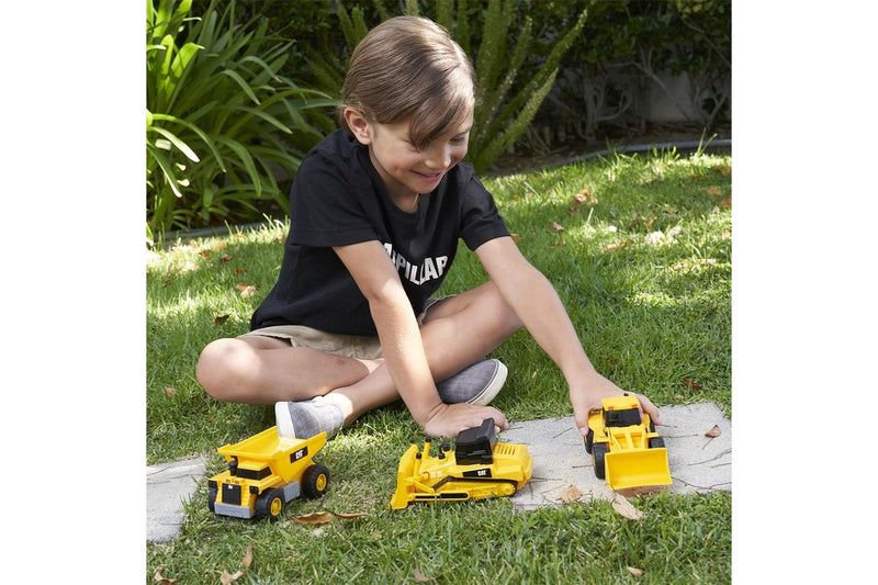 CAT Power Construction Mini Crews Push-Powered Truck Dozer Assorted Kids Toy 3+