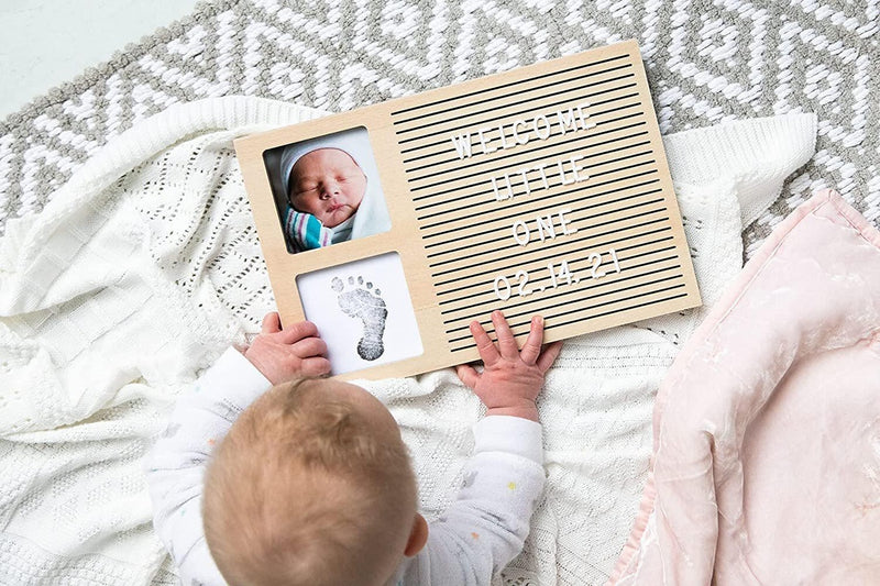 Pearhead: Baby Prints Letterboard Frame