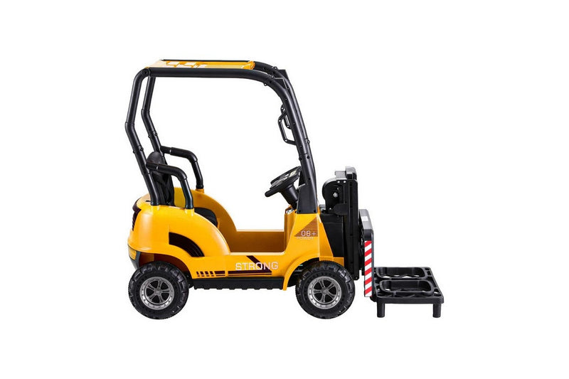 Rigo Kids Electric Ride On Car Forklift Loader Toys Cars Horn Remote 12V Yellow