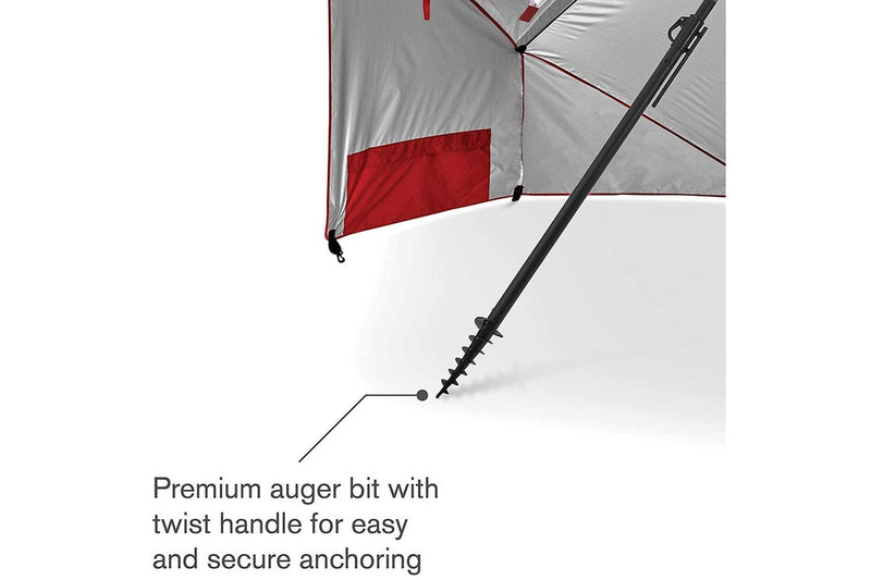Sport-Brella 244cm Premiere Umbrella UPF 50+ Sun Weather Protection w Bag Red