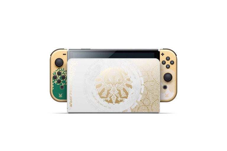 Nintendo Switch (OLED Model) The Legend of Zelda: Tears of the Kingdom Edition Console (Premium Refurbished by EB Games) preowned