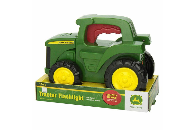 John Deere Tractor Truck Torch Flashlight Kids Vehicle Toy w Light Sounds 18m+