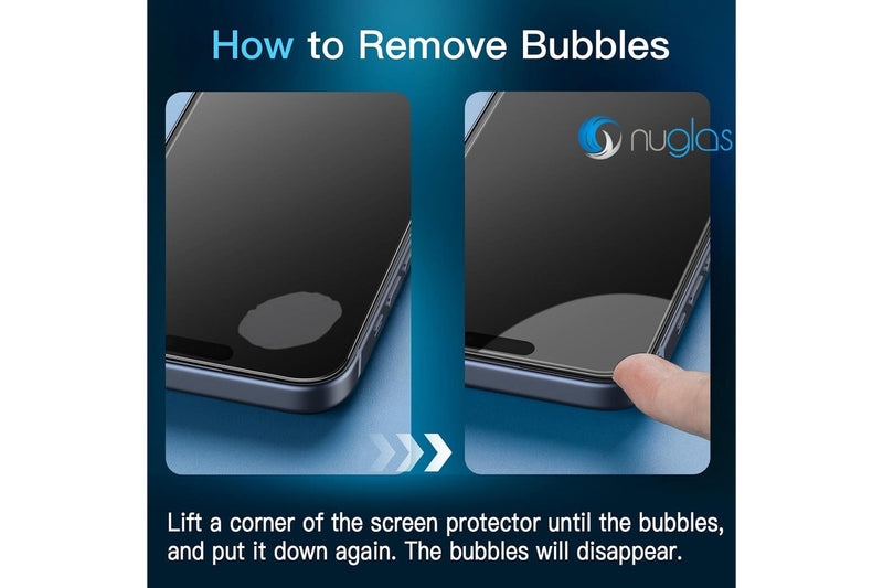 Screen Protector Nuglas Full Cover Privacy Anti-Spy Glass For iPhone 16 Pro Max