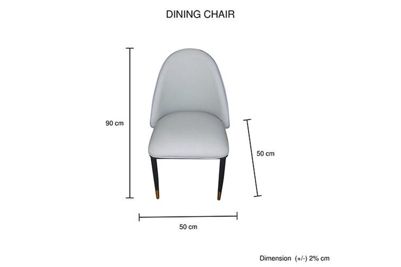 2X Dining Chairs Purple Colour Premium Leatherette Carbon Steel Frame Firm Support