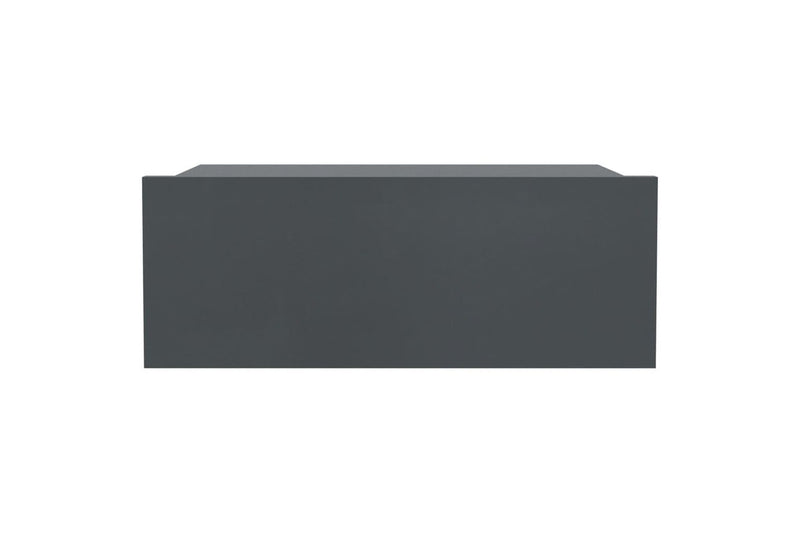 Floating Nightstand Grey 40x30x15 cm Engineered Wood vidaXL