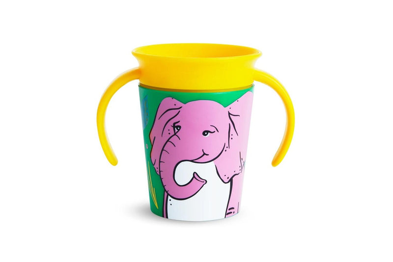 Munchkin 177ml Miracle 360 Wild Love Trainer Drink Cup Baby Toddler 6m+ Assort