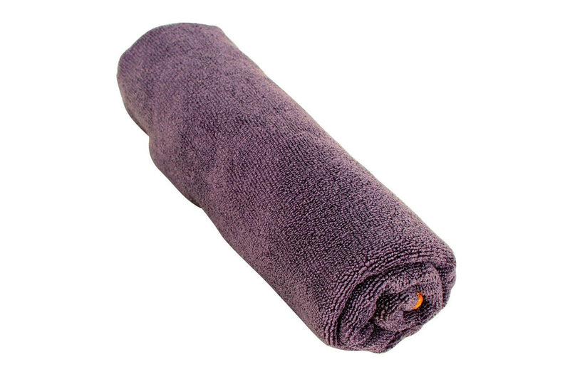 2x Wildtrak Quick Dry 90cm Camp Towel Rectangle w Bag Outdoor Camping Small Grey