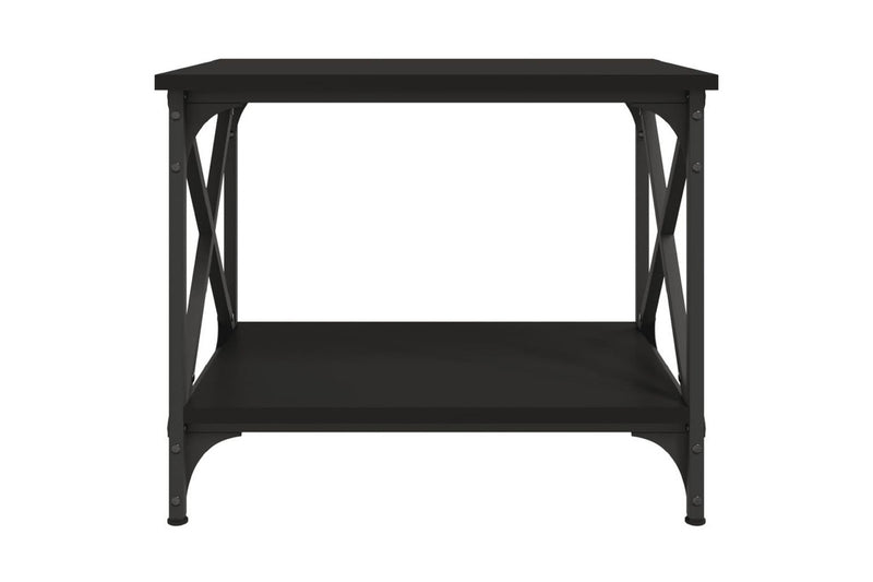Side Table Black 55x38x45 cm Engineered Wood vidaXL