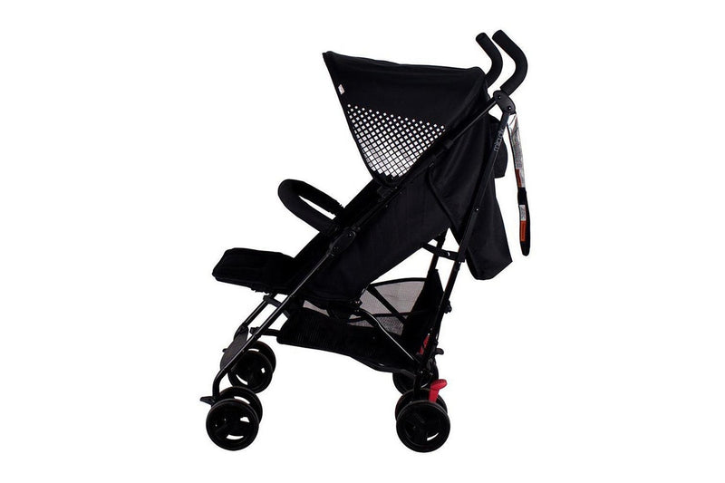 Bebe Care 107cm Mira DLX Stroller Pram Pushchair for Baby Infant Toddler Black
