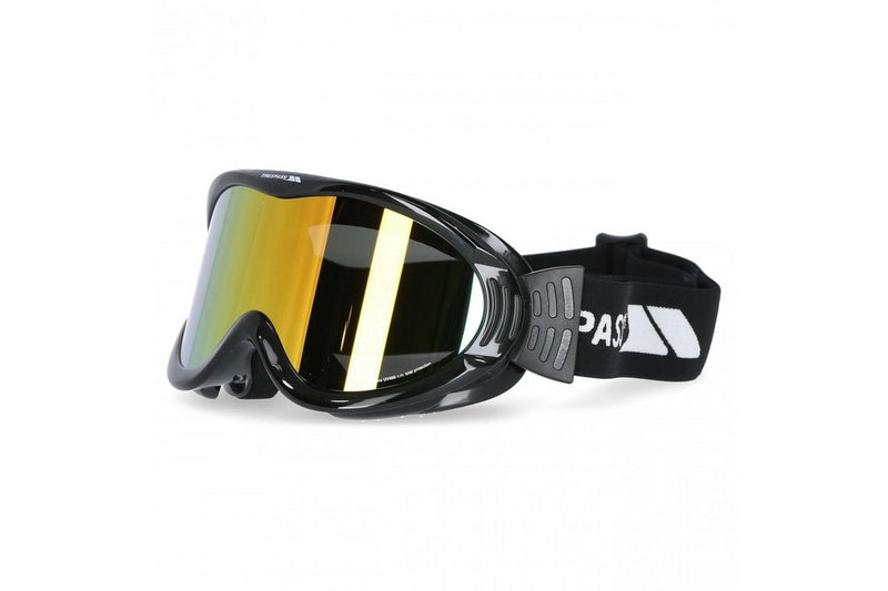 Trespass Adults Unisex Vickers Double Lens Snow Sport Ski Goggles (Black) (One Size)