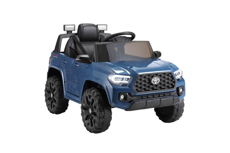 Kids Electric Ride On Car Toyota Tacoma Off Road Jeep Toy Cars Remote 12V Blue