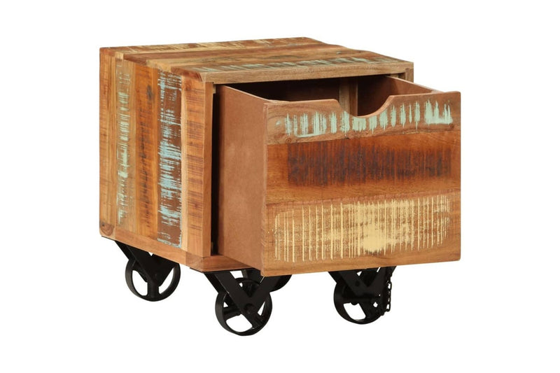 Side Table 40x40x45 cm Solid Reclaimed Wood vidaXL