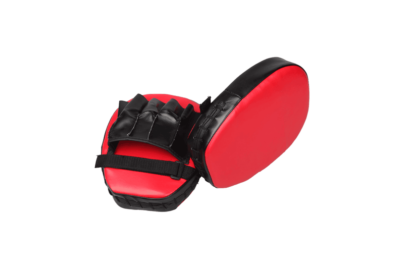 2 x Thai Boxing Punch Focus Gloves Kit Training Red & Black