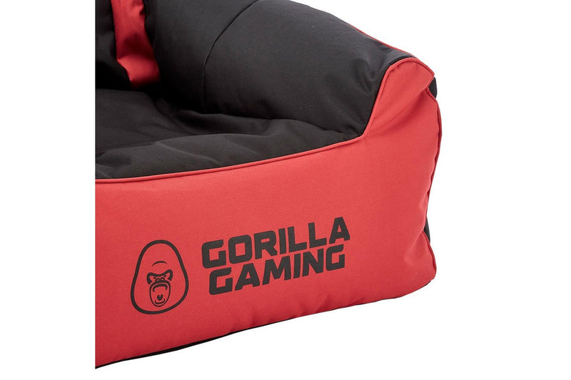 Gorilla Gaming Pro Bean Bag - Black/Red