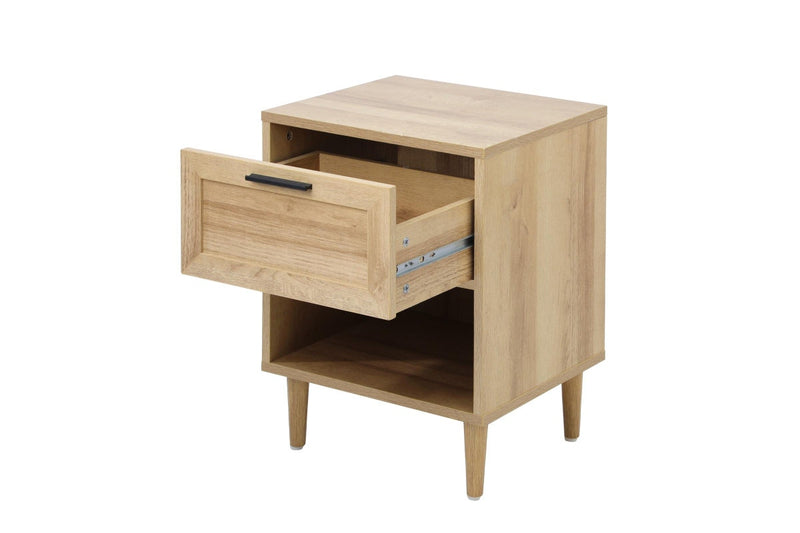 Oikiture Bedside Table Natural