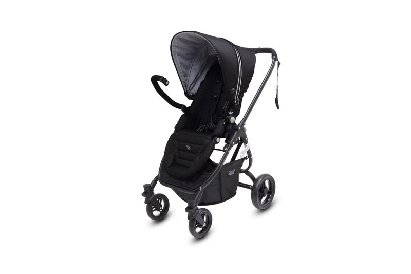 Valco Snap Ultra P Pram Stroller Foldable Ergo-Pivot Seat for Baby Infant Black