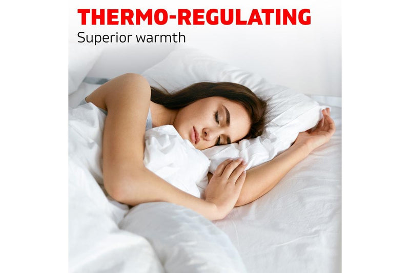 Microfiber Bedding Bamboo Microfibre Quilt Winter Doona Duvet 800GSM King White