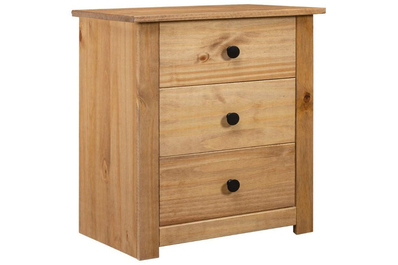 Bedside Cabinet 46X40x57 Cm Pinewood Panama Range Bedside Tables