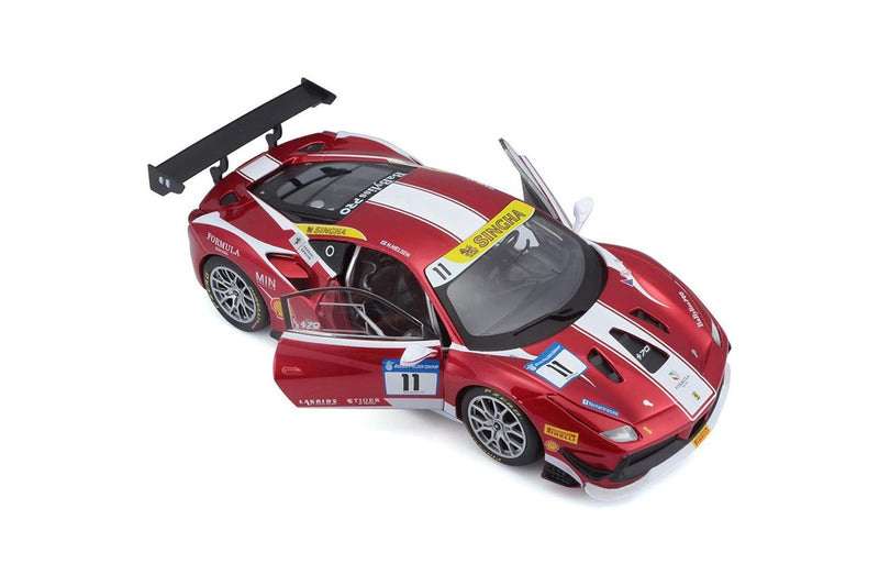 Bburago 1:24 Ferrari 488 Challenge No.11 Formula Racing Racing Sports Car 3+