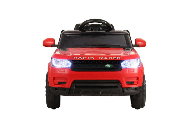 Rigo Kids Electric Ride On Car SUV Range Rover-inspired Cars Remote 12V Red