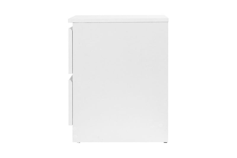 Artiss Bedside Table 2 Drawers - PEPE White