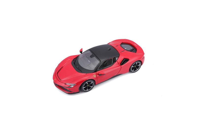 Maisto Race & Play 1:24 Ferrari SF 90 Stradale Hybrid Model Car Kids Toy 3y+