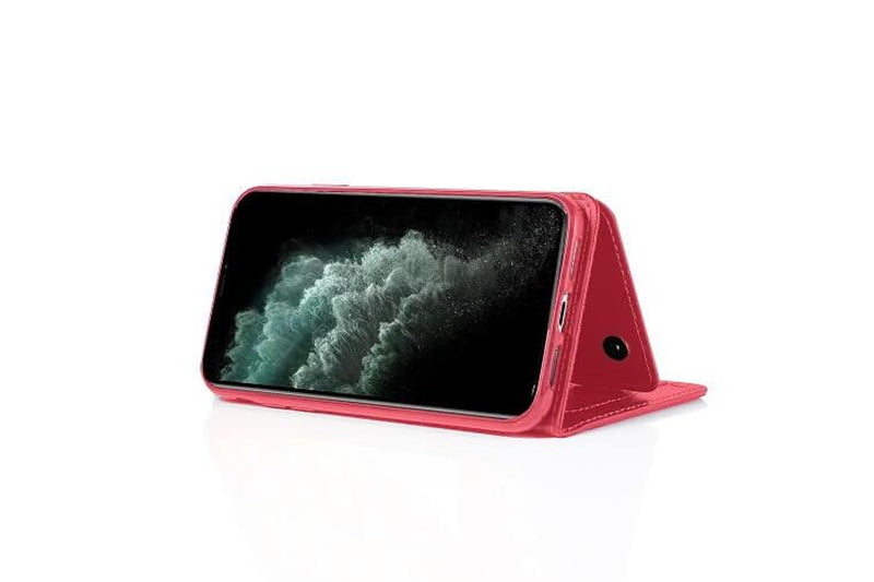 For Apple iPhone 11 Pro 5.8 Case SupRShield Luxury Wallet Leather Flip Magnetic Stand Case Cover (Hot Pink)