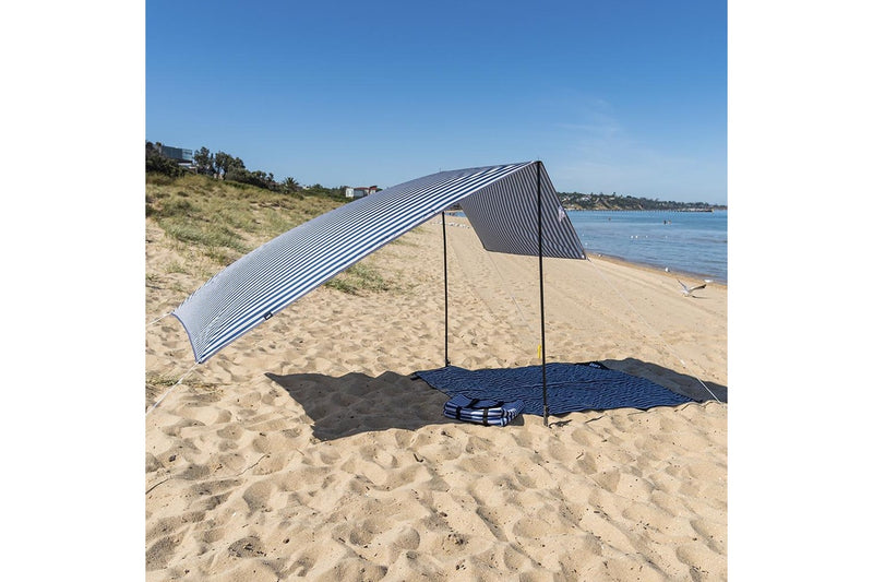Life! Haven 150cm x 320cm A Frame Outdoor UV Sun Tent Shelter Canopy Retro Navy