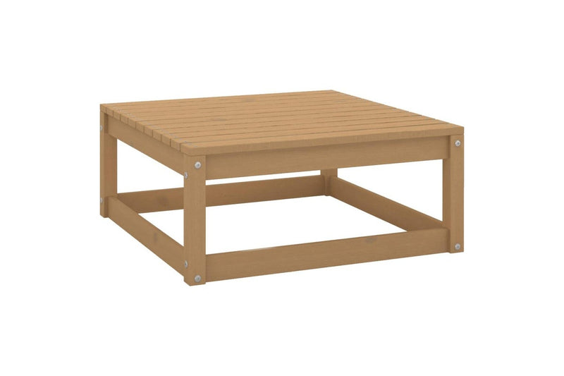 Garden Footstools with Cushions 2 pcs Solid Wood Pine vidaXL