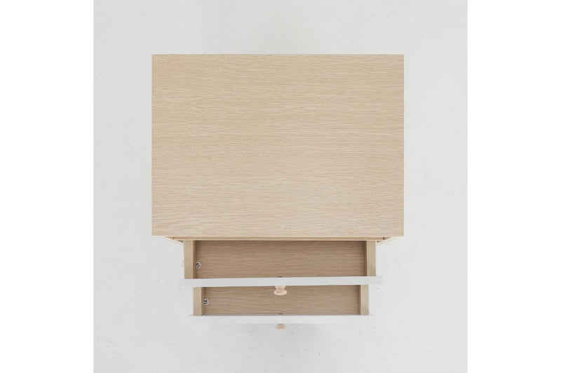 2X Bedside Table Side Storage Cabinet Nightstand Bedroom Drawer Anya Oak Bedside Tables