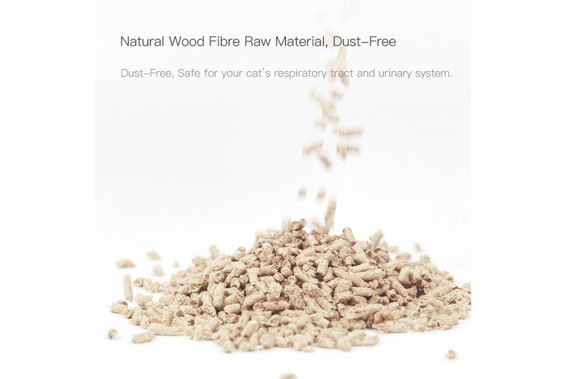 Cature Smart Pellets 20L 8kg Natural Wood Clumping Cat Litter Flushable Boxed