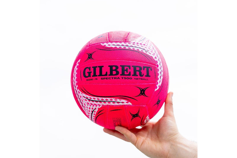 Gilbert 2024 Spectra Trainer Netball - Pink - Size 5