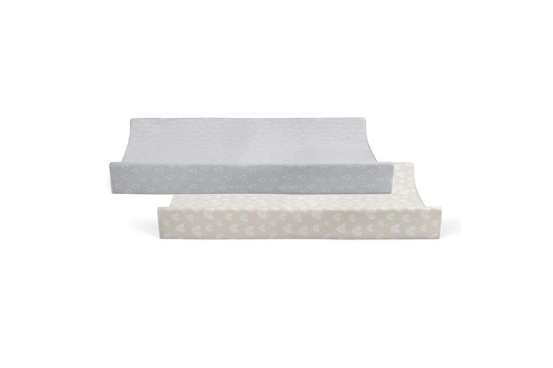 2PK Bubba Blue 48x82cm Nordic Waterproof Change Mat Cover Baby 0-12m Grey Sand