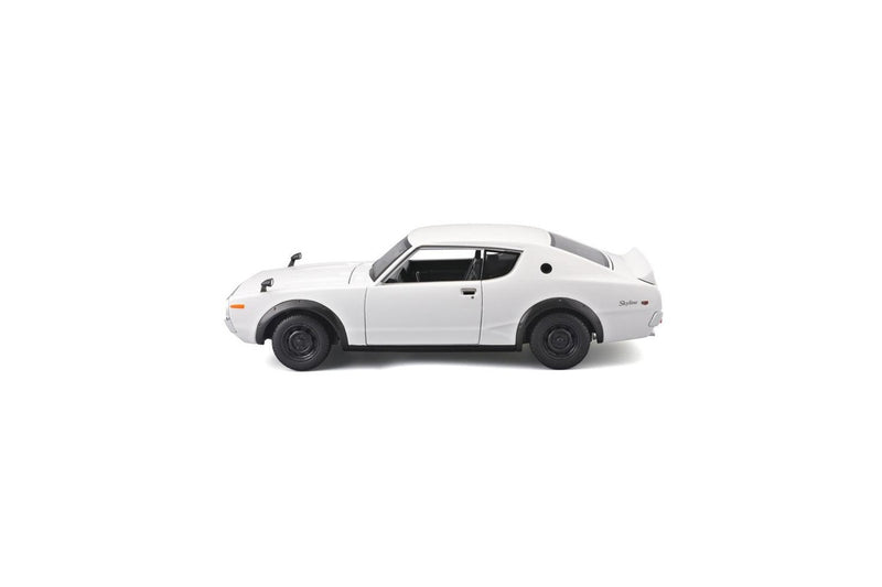 Maisto 1973 Nissan Skyline 2000 GT-R Diecast Display Model 1:24 Scale Toy WHT 3+