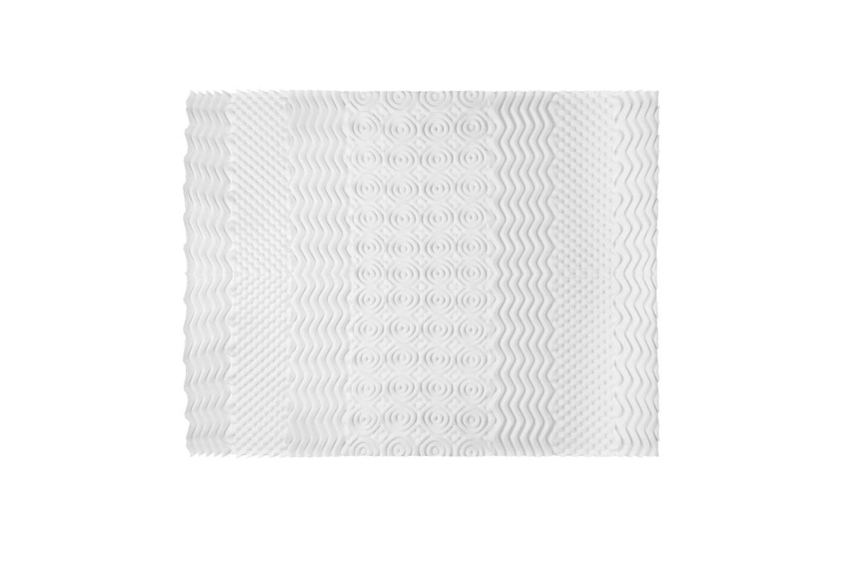 Giselle Bedding Memory Foam Mattress Topper 7-Zone 8cm Queen White