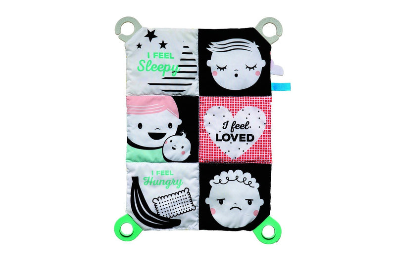 Taf Toys My Feeling Crinkle Double Sided Soft Panel Educational Toy Baby 0m+