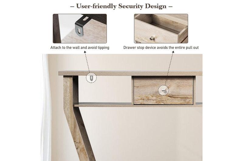 Giantex Console Table Hallway Table Entry Tables Sideboard Display Organiser Gray Wash