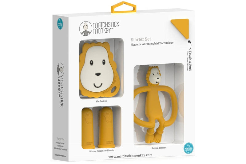 Matchstick Monkey: Teether Starter Set - Lion