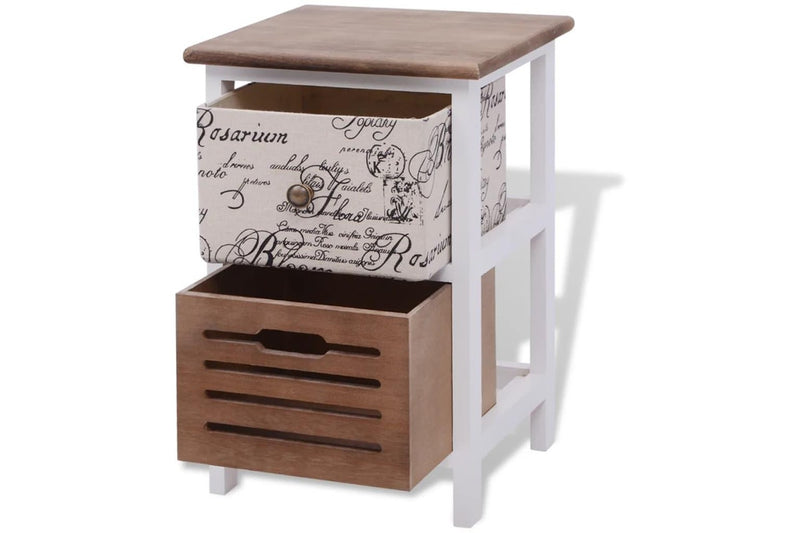 Bedside Cabinets 2 Pcs Wood Bedside Tables