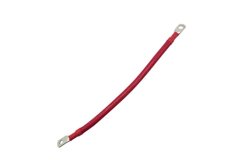 0.3m 1AWG Connector Cable Red with M8 Lug and M10 Lug Superior Corrosion Resistance Inverter Car RV Marine