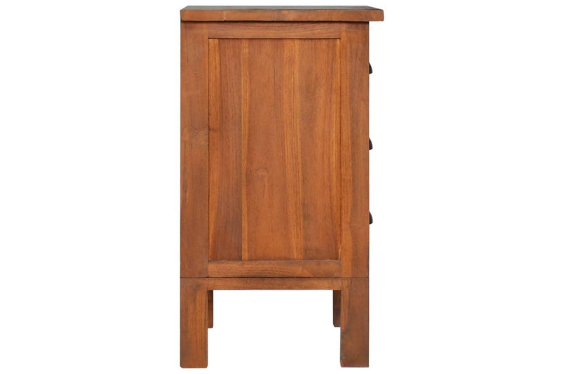 Bedside Cabinet 40X35x60 Cm Solid Teak Wood Bedside Tables